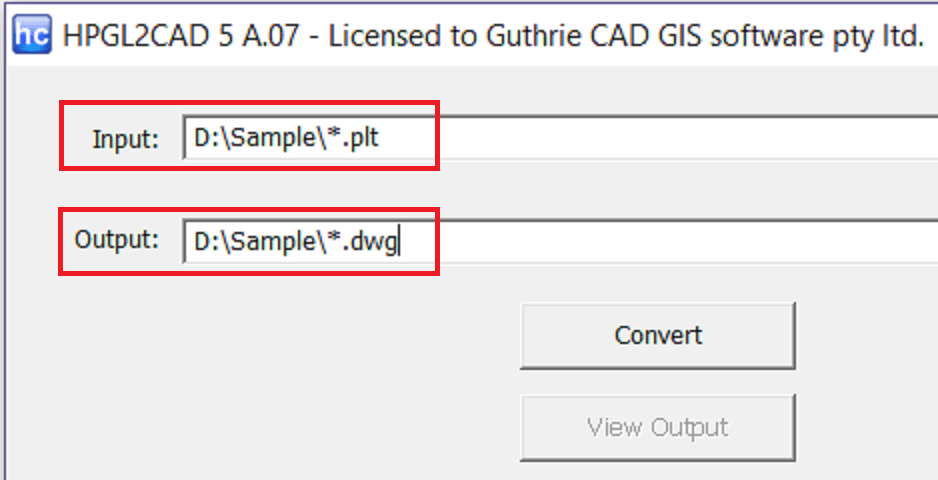 batch conversion